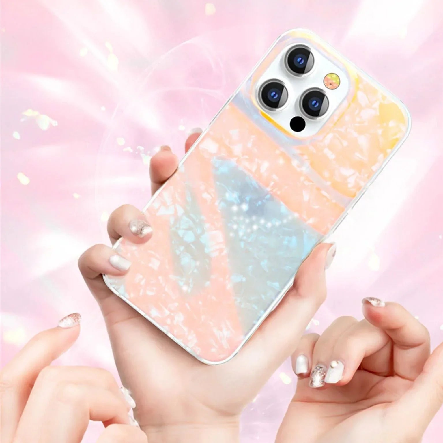 iPhone 13 Pro Max Kingxbar Shell Series Case - Clear - Tashqila iPhone 13 Pro Max Kingxbar Shell Series Case - Clear - Tashqila